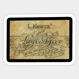 l kUNTZ BEER Sticker